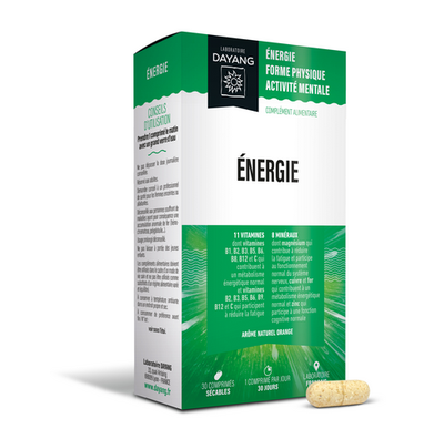 DAYANG COMPRIMÉ ENERGIE Comprimé, complément alimentaire à base de vitamines et minéraux. - bt 30