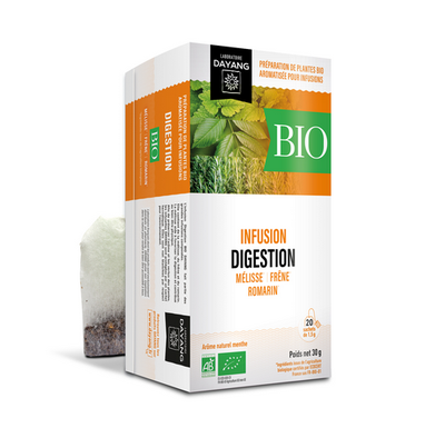 DAYANG INFUSION BIO DIGESTION VENTRE PLAT Mélange de plantes pour tisane, infusette. - bt 20